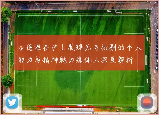 古德温在沪上展现无可挑剔的个人能力与精神魅力媒体人深度解析